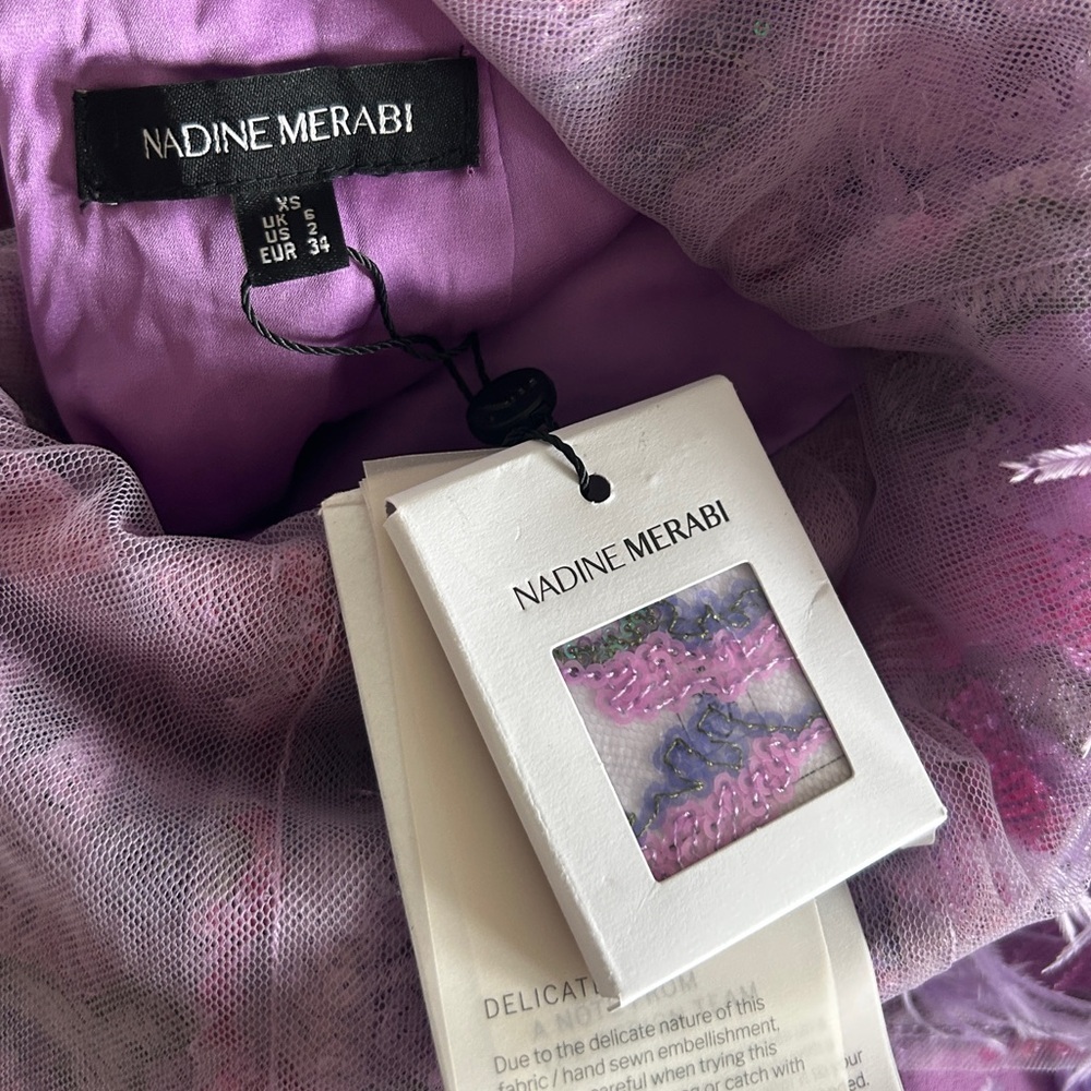 NWT Nadine Merabi Alicia Purple Jumpsuit - Picture 8 of 9
